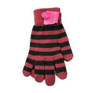 Unisex Touchscreen Compatible Striped Knit Tech Touch Glove Winter Gadget NWT